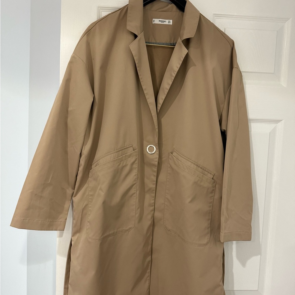 Mango Classic Tan Trench Coat